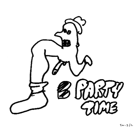party time. quot;Party Timequot; print by
